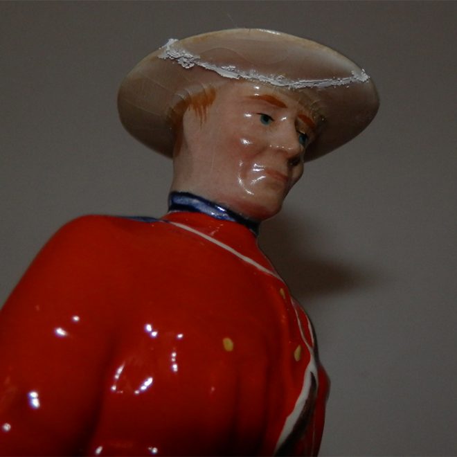 Beswick Mounty With Hat Damage Steve Jones Pottery Restoration